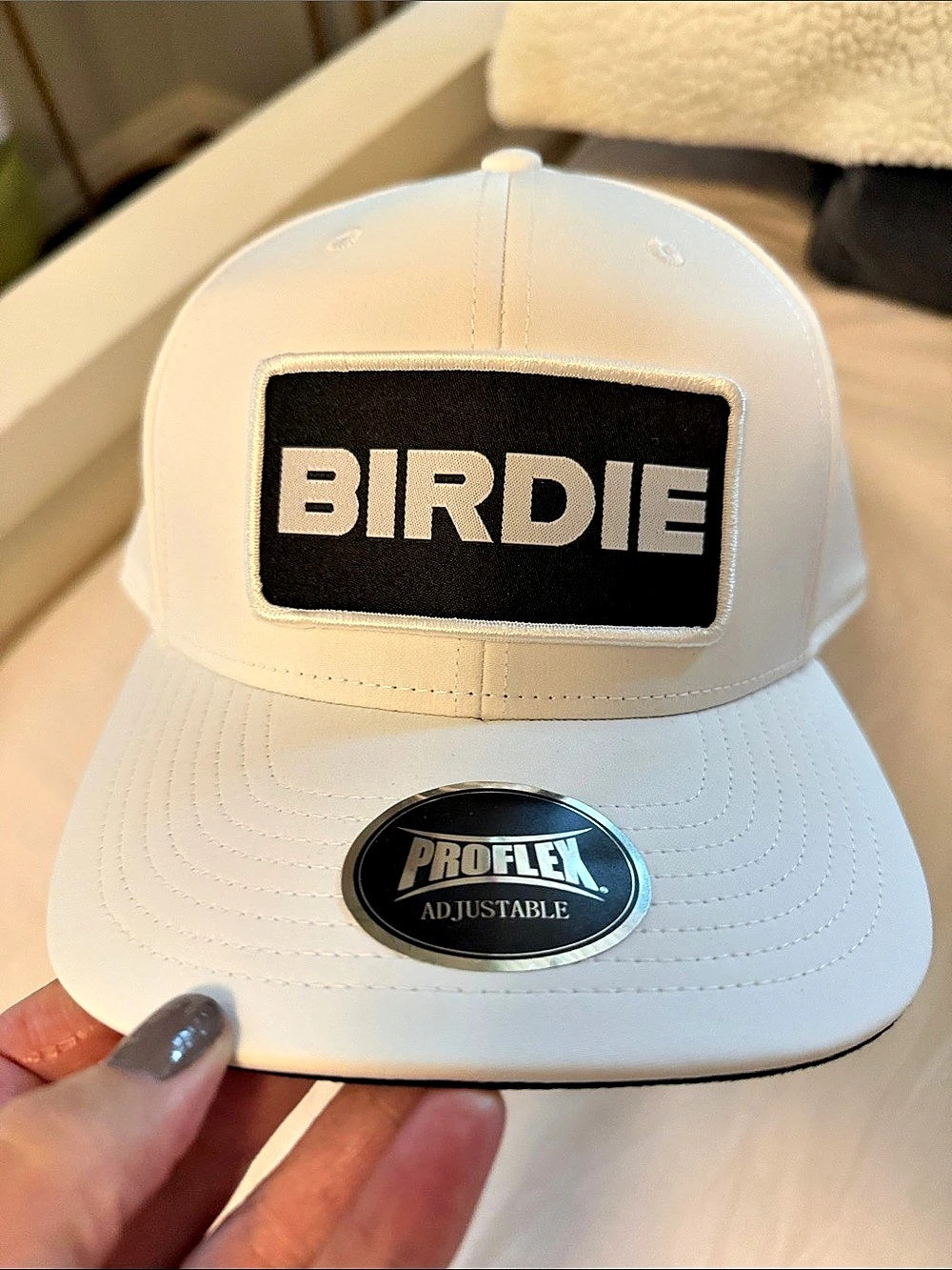 Birdie Outdoor Cap White Snapback Hat